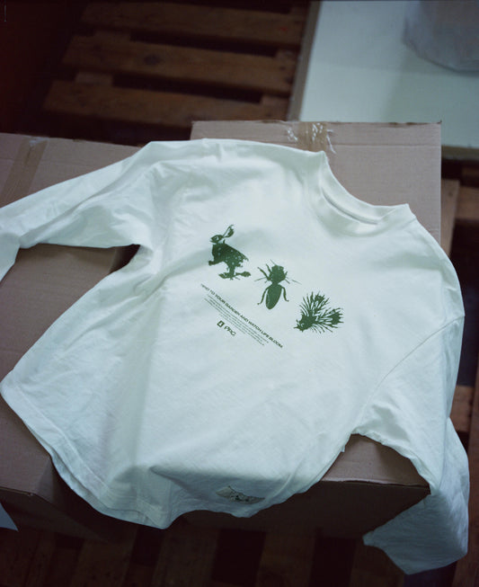 PPC x Sneakerlab "Earthday" LS T-shirt - Cream