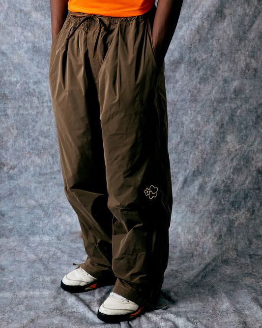 Precious Plant Club Parachute Pants - Brown