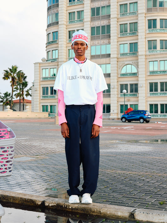 Caramel Palace 1 Like = 1 Prayer T-shirt - White