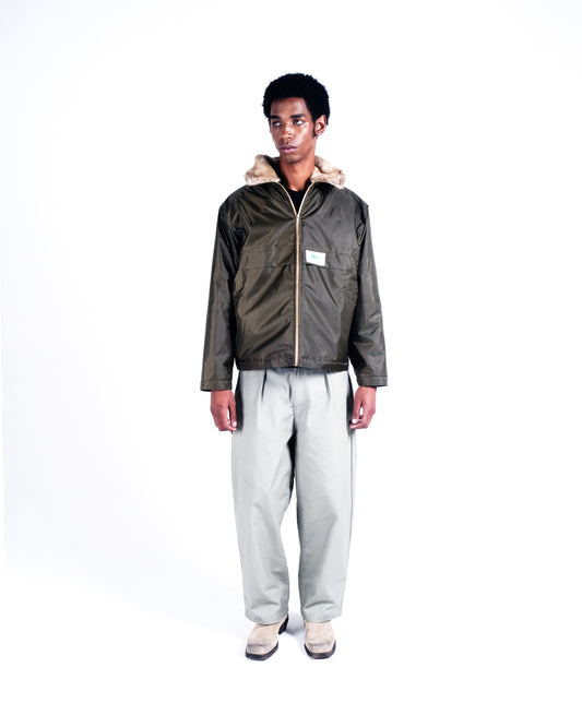 Potplantclub Waterproof Fur Hooded Jacket - Green AW26