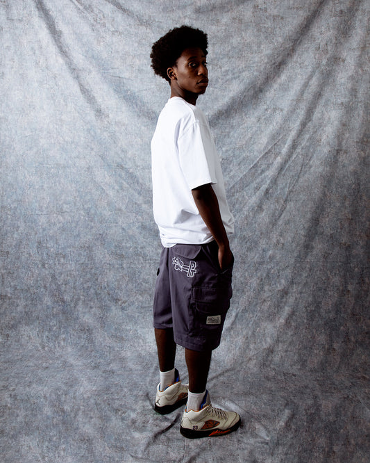 Precious Plant Club Cargo Shorts - Navy