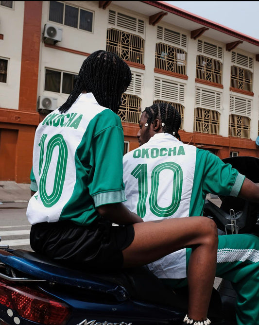 Kasi Flavour Okocha Shirt - Green/White