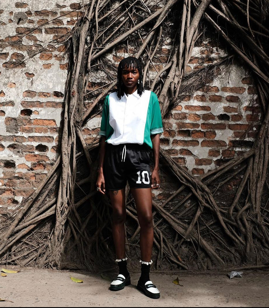 Kasi Flavour Okocha Shirt - Green/White