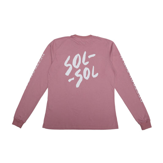 Sol Sol Classic Logo Long Sleeve -Dusty Pink