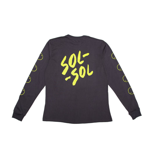 Sol Sol Classic Logo Long Sleeve - Charcoal