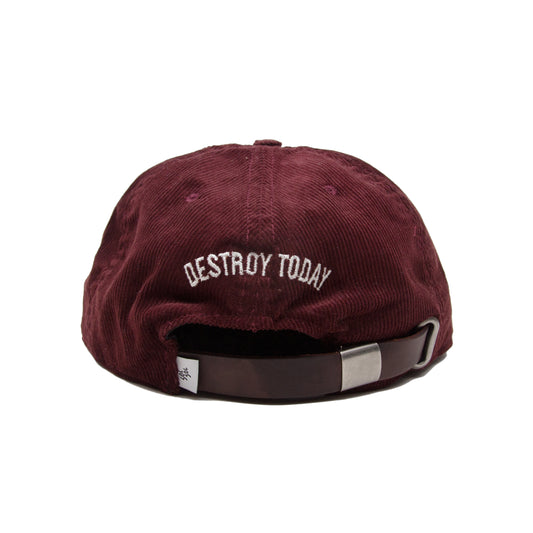 Sol Sol Corduroy Cap -Burgundy