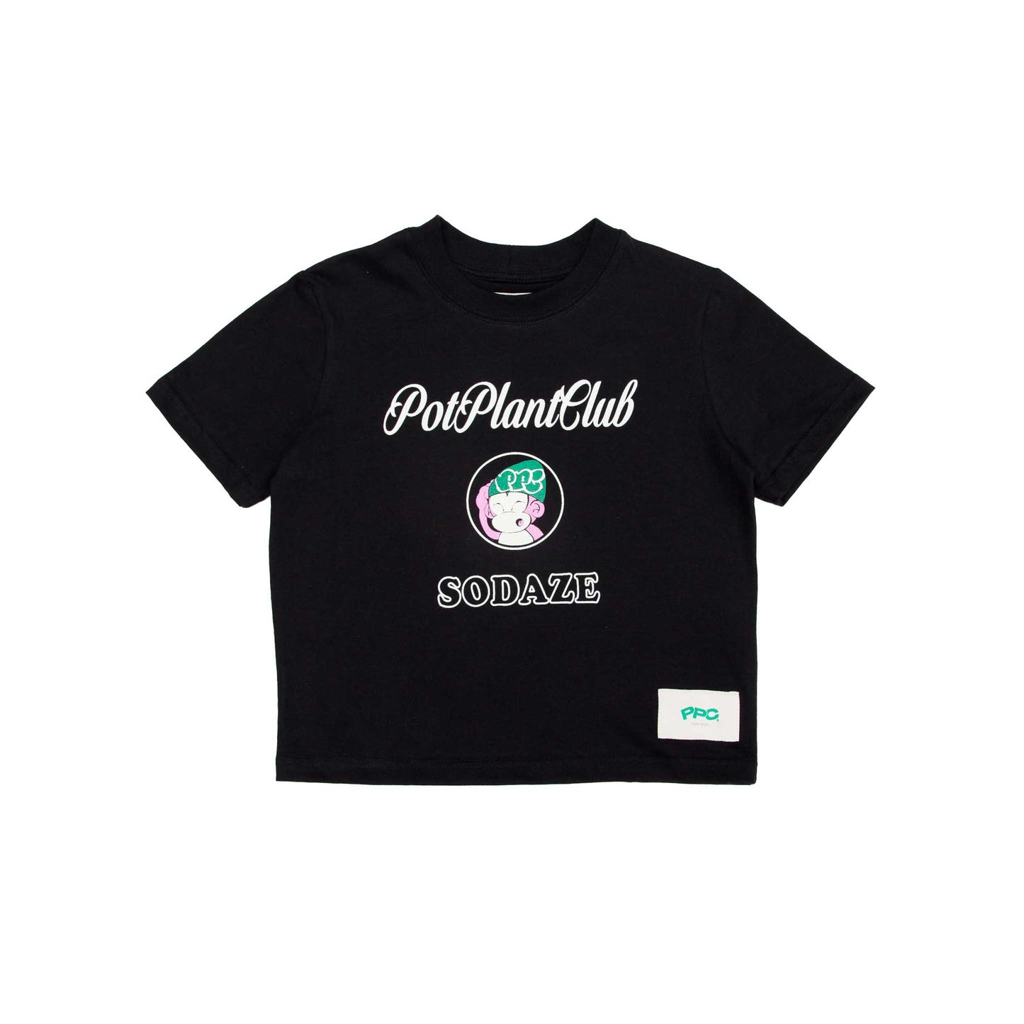 Pot Plant Club x Sodaze Baby T-shirt - Black