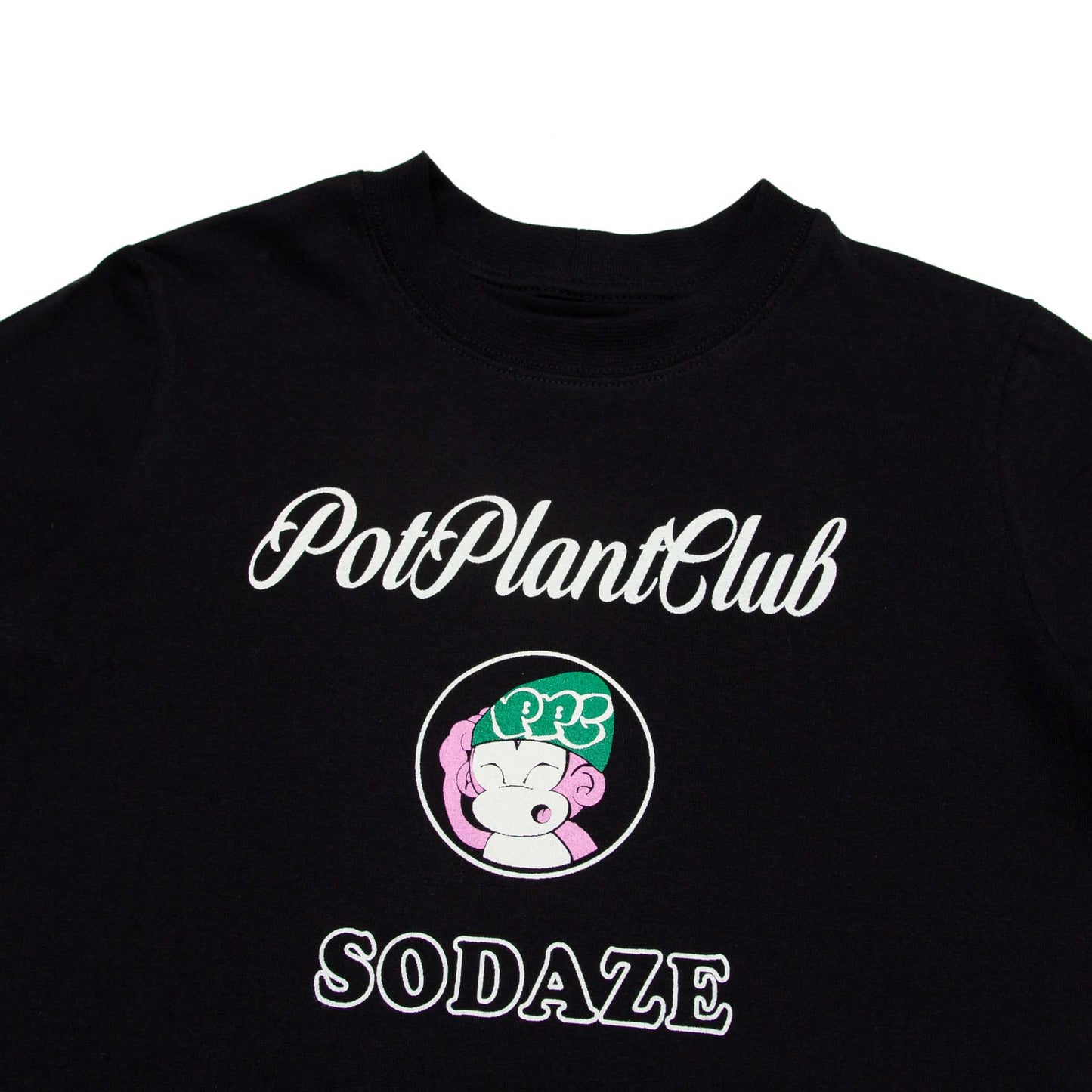 Pot Plant Club x Sodaze Baby T-shirt - Black