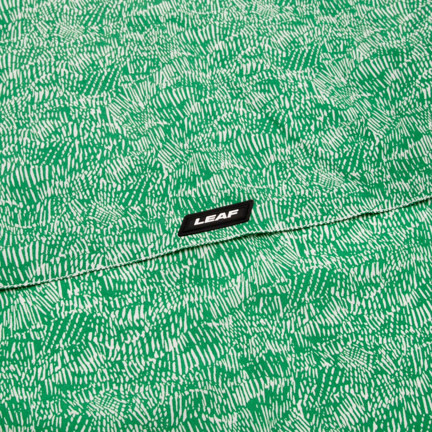 Leaf Apparel Forest Hooded Jacket - Green/ White