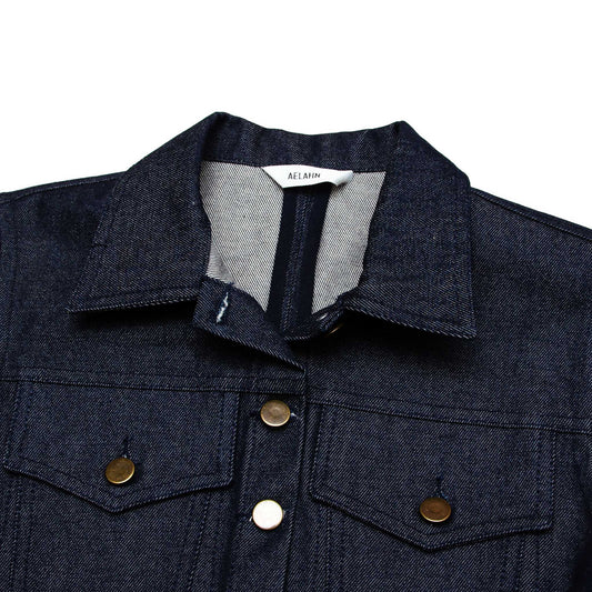 Aelahn GINE Denim Waistcoat - Navy