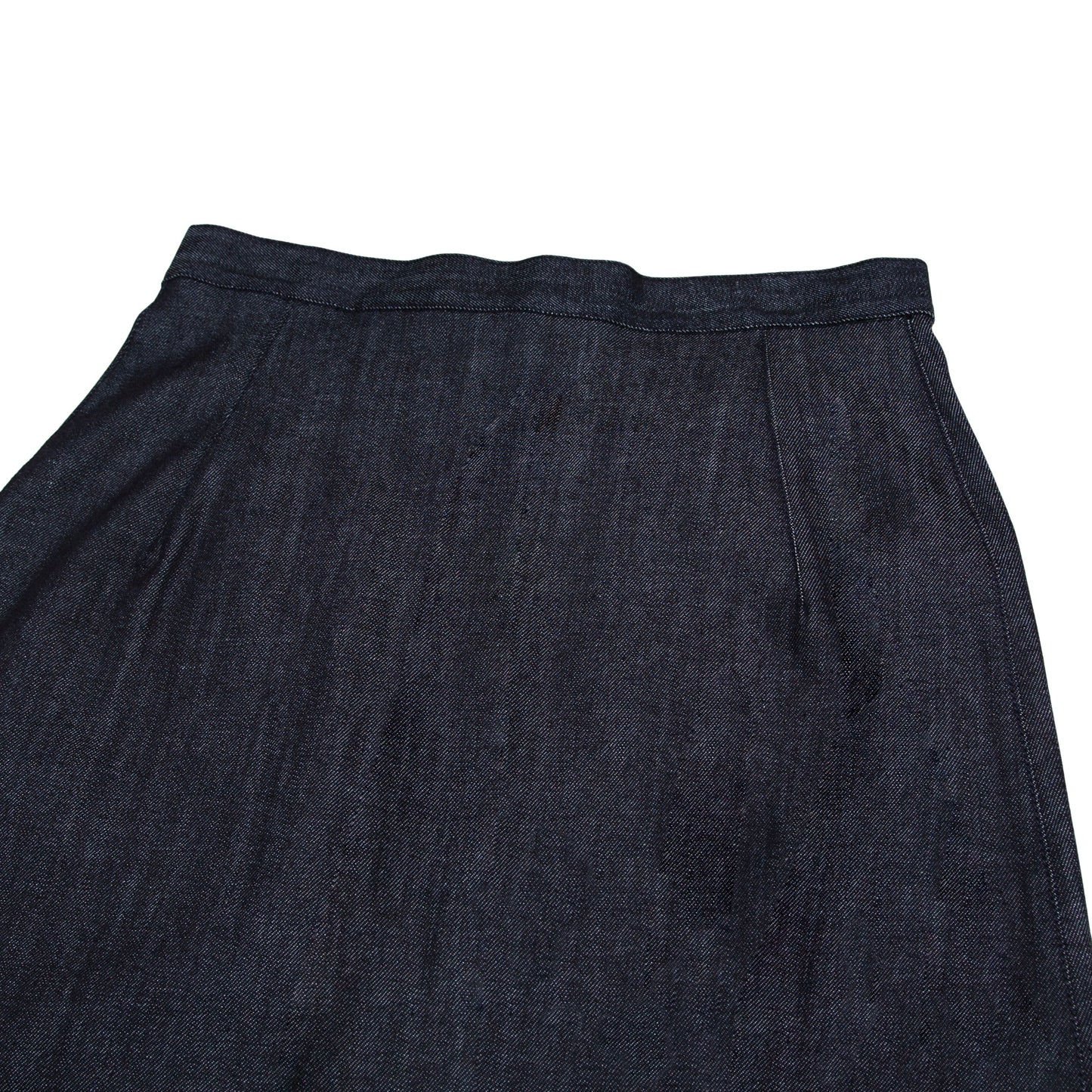 Aelahn GINA Denim Wrap Skirt - Navy