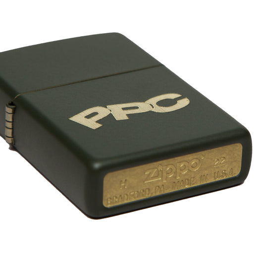 PPC Green Custom Zippo