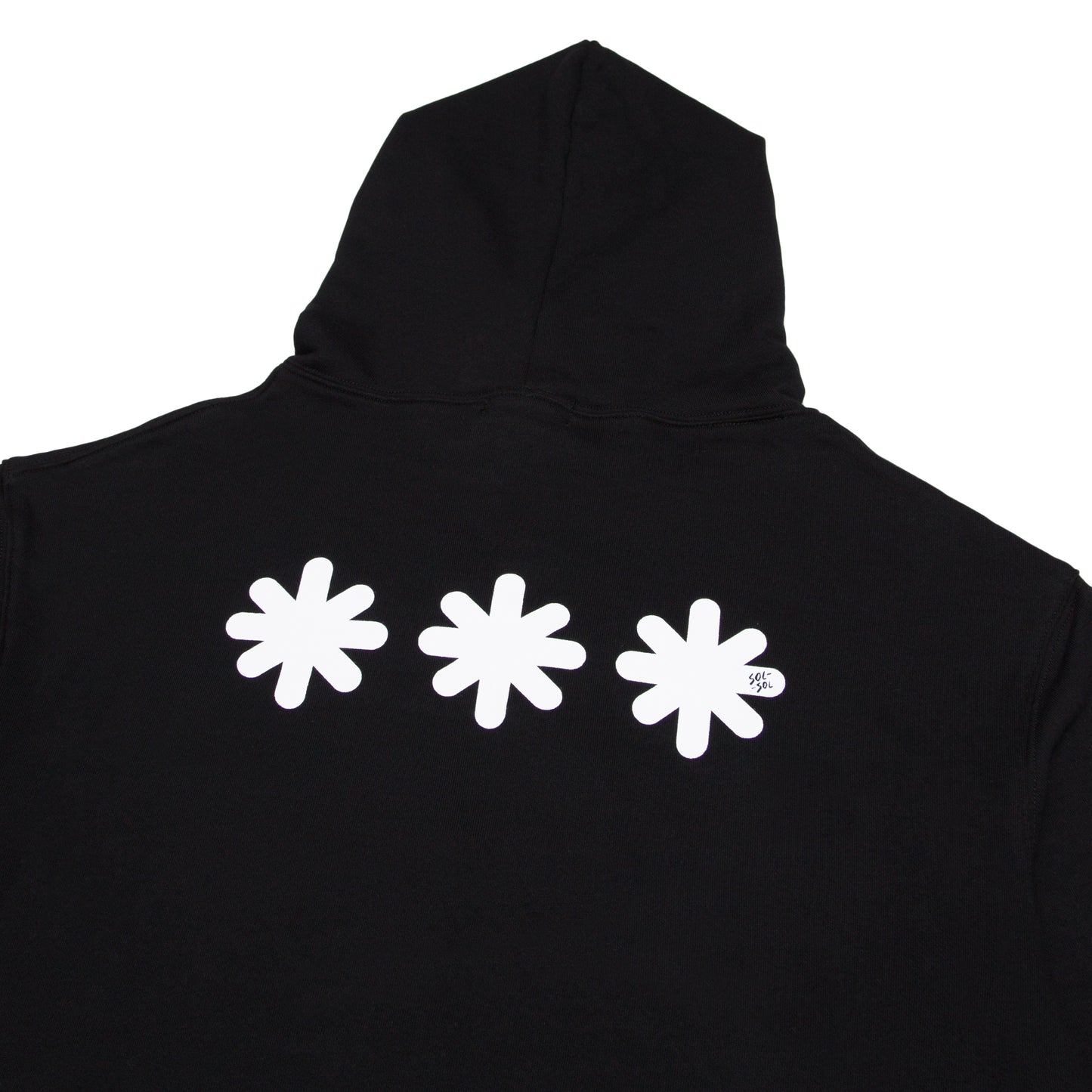 Sol Sol Flower Hoodie - Black