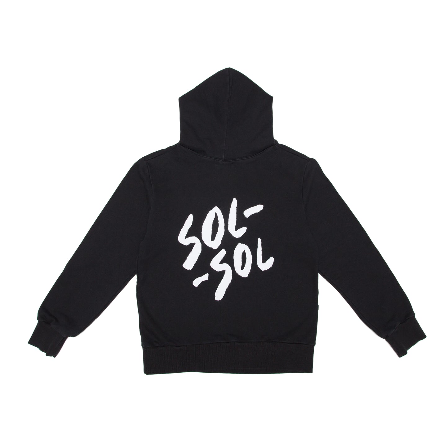 Sol Sol Classic Logo Hoodie - Washed Black