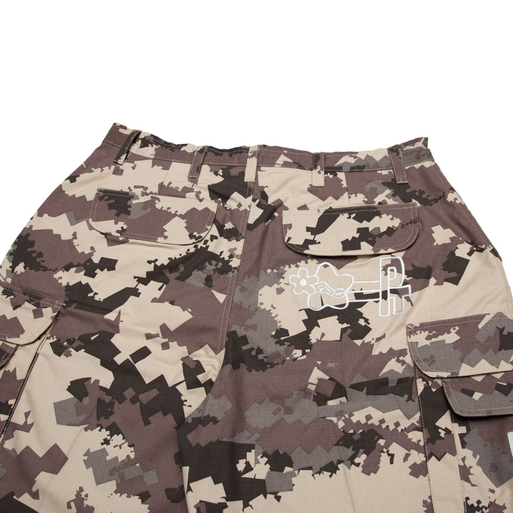 Precious Plant Club Cargo Shorts - Camo