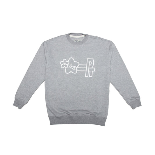 Precious Plant Club Core Logo Crew Neck - Grey