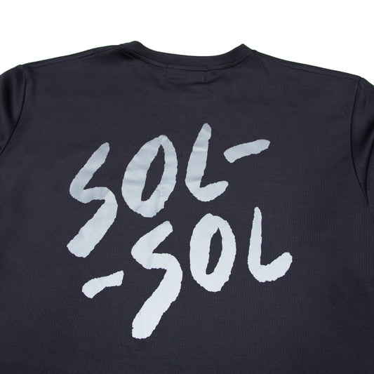 Sol Sol Long Sleeve Tech T-Shirt - Charcoal