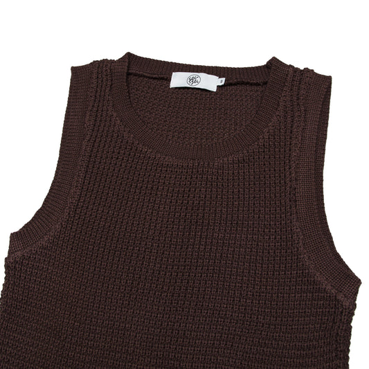 Sol Sol Knit Tank - Chocolate