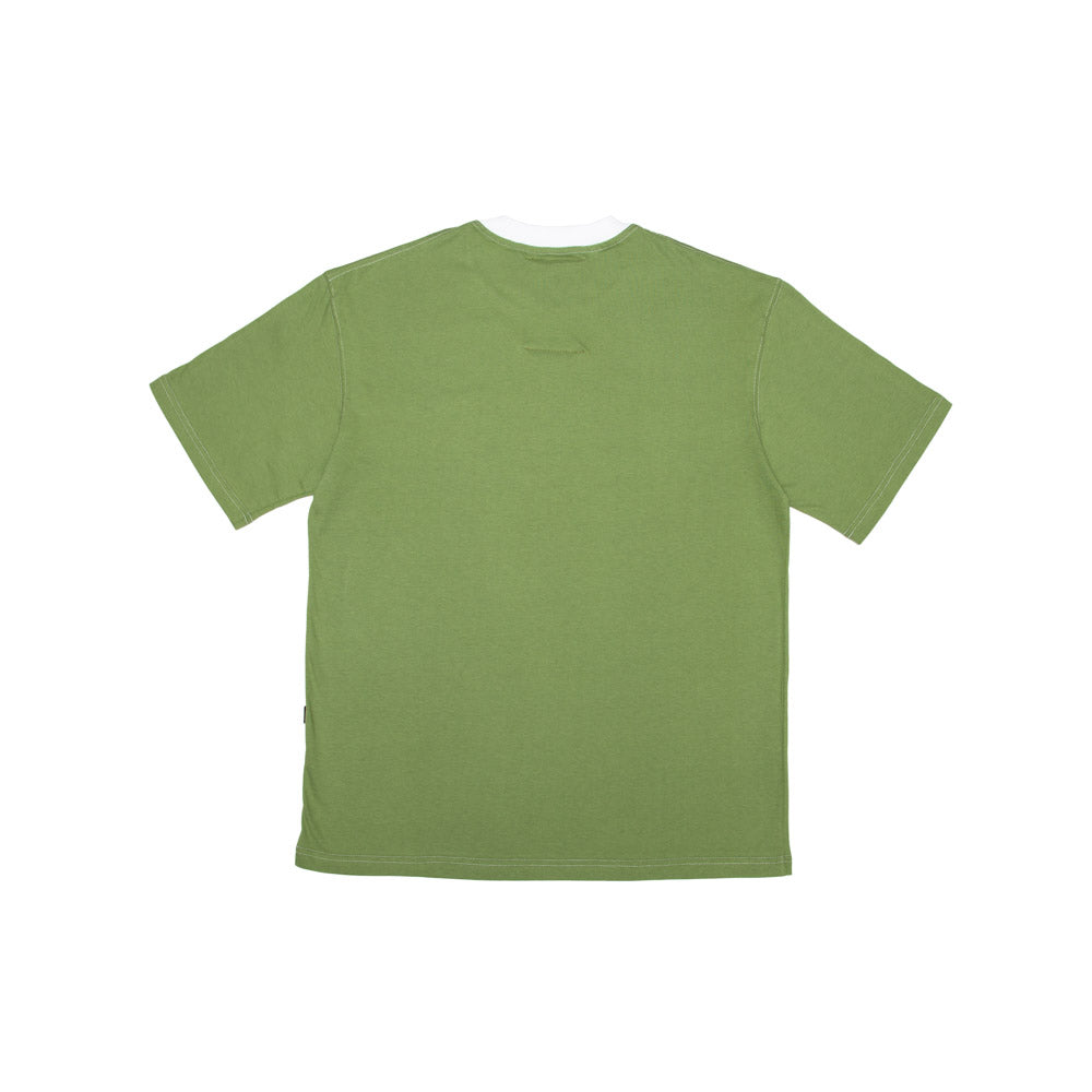 After Life Stamp T-shirt - Green/White