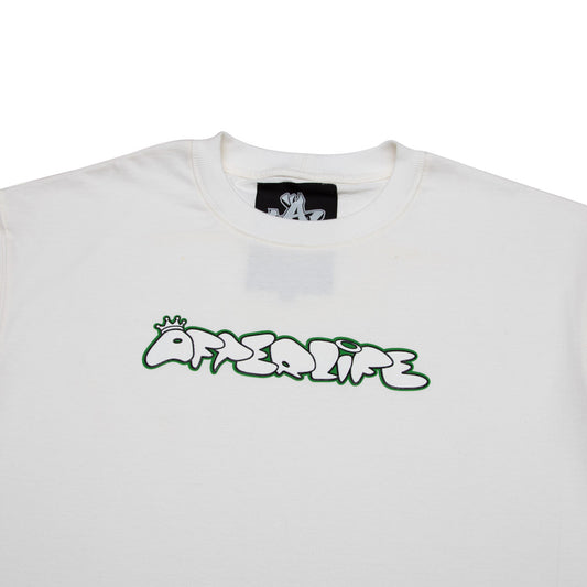 After Life Bubble Letter T-shirt - Cream