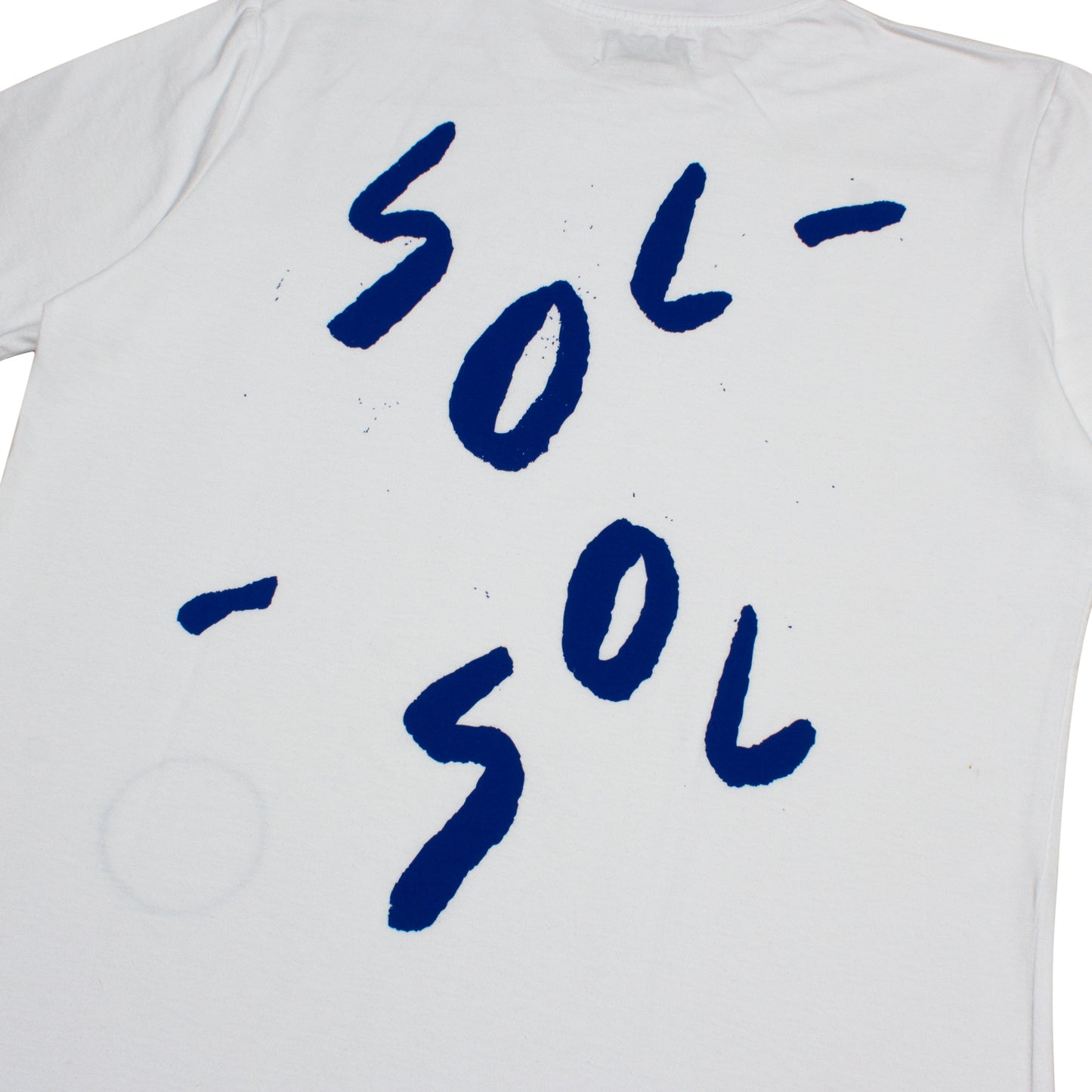 Sol Sol "Jumbled Logo" T-shirt - White/Blue