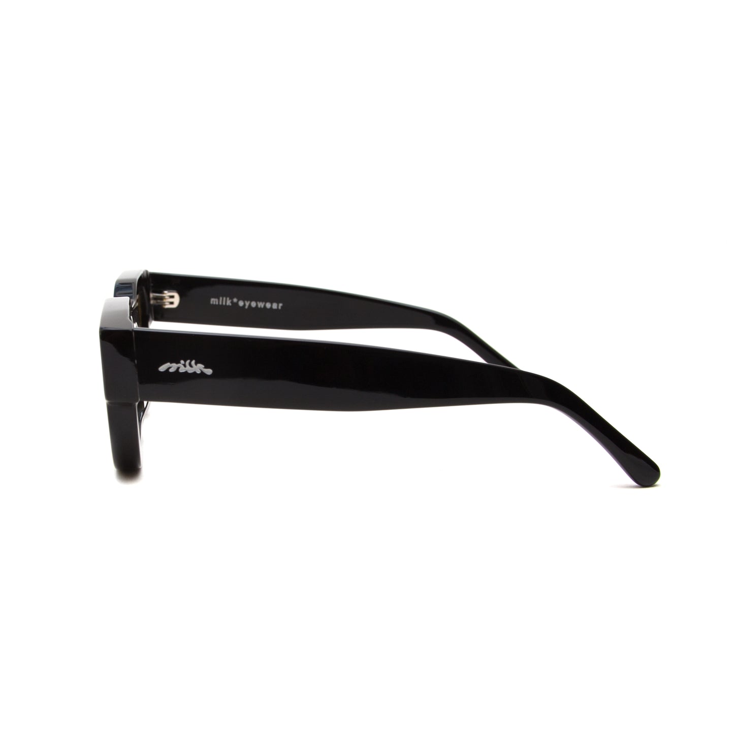 Milk Vincent Sunglasses - Black/ Yellow Tint