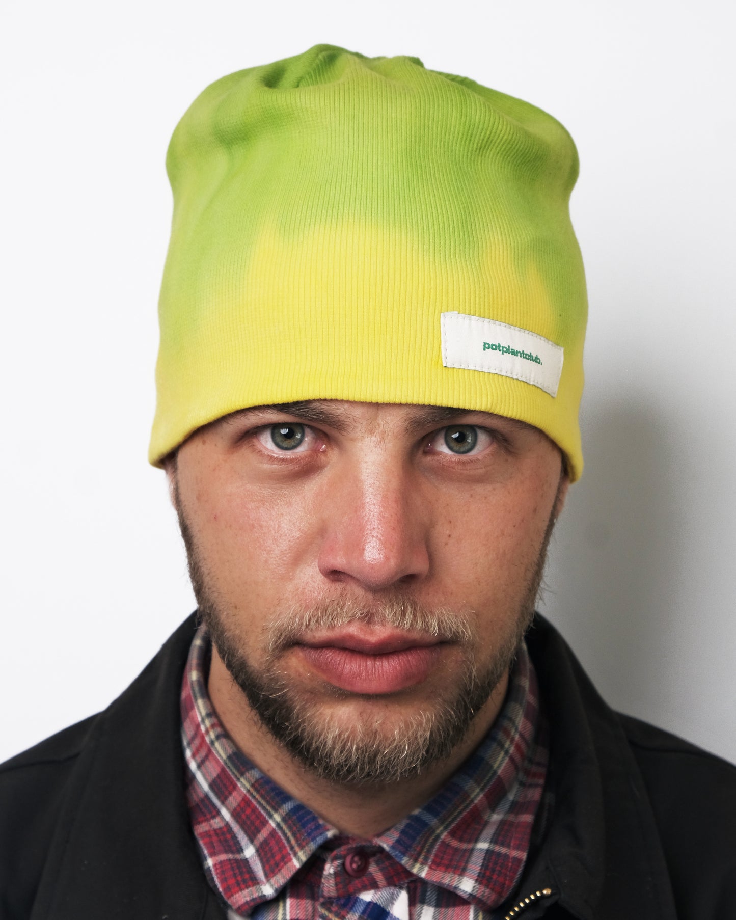 Potplantclub "PPCSTAPLES002" Ribbed Beanie - Lemon and Lime