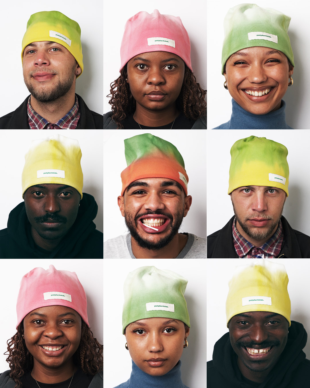 Potplantclub "PPCSTAPLES002" Ribbed Beanie - Pink