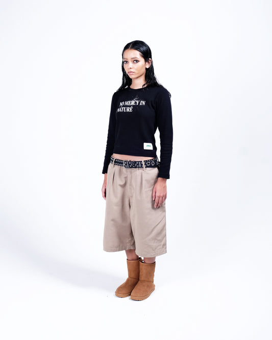 Potplantclub "No Mercy" T-shirt (W) - Black AW26