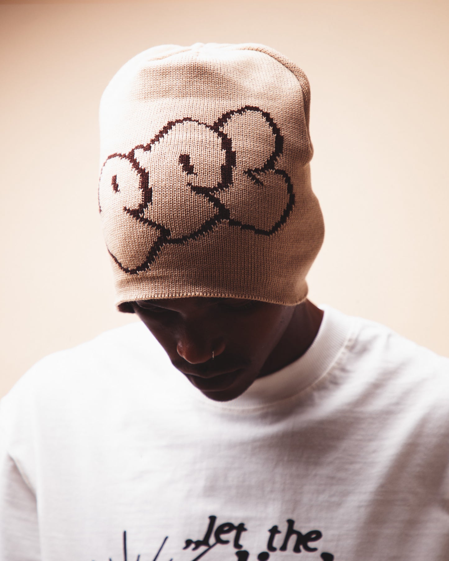 Pot Plant Club Skull Beanie - Brown