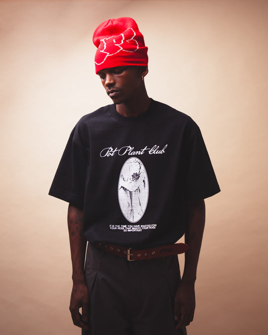 Pot Plant Club Your Rose T-shirt - Black