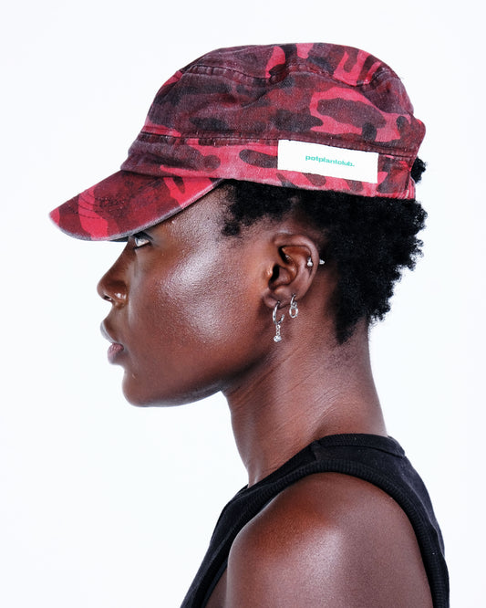 Potplantclub Painter's Cap - Red Camo AW26