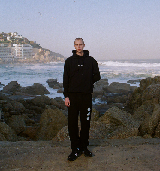 Sol Sol Flower Sweatpants - Black