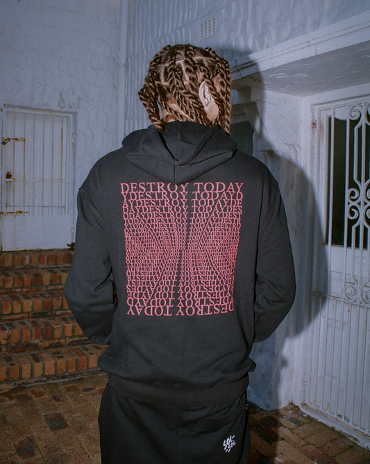 Sol Sol Repeat Hoodie - Black