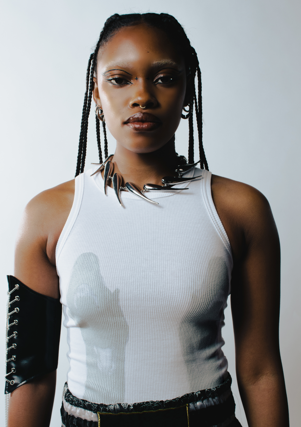 Backyard 2 Guard Dog Vest - White