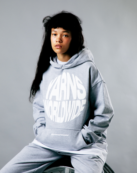 Yarns Heavy Hooded Sweatshirt - Grey