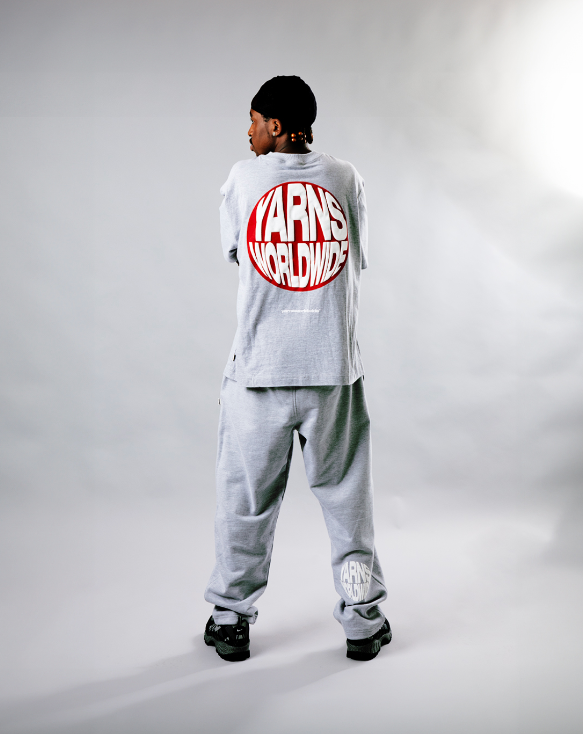 Yarns Warp Logo Relaxed Tee - Grey