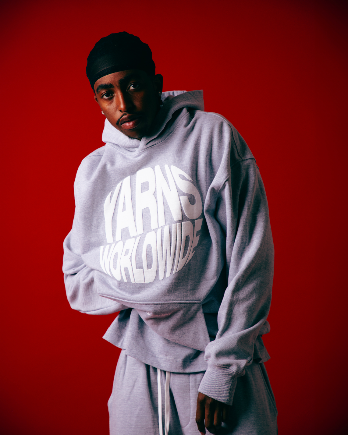 Yarns Heavy Hooded Sweatshirt - Grey