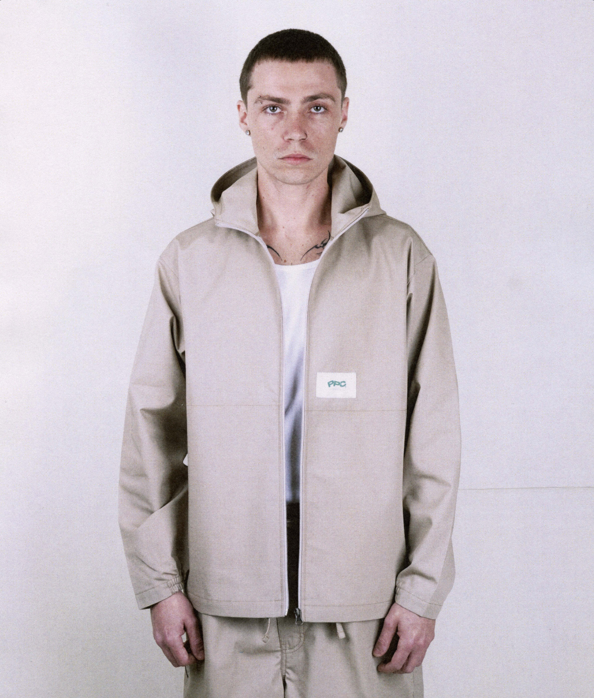Potplantclub Shield Hooded Jacket - Cream