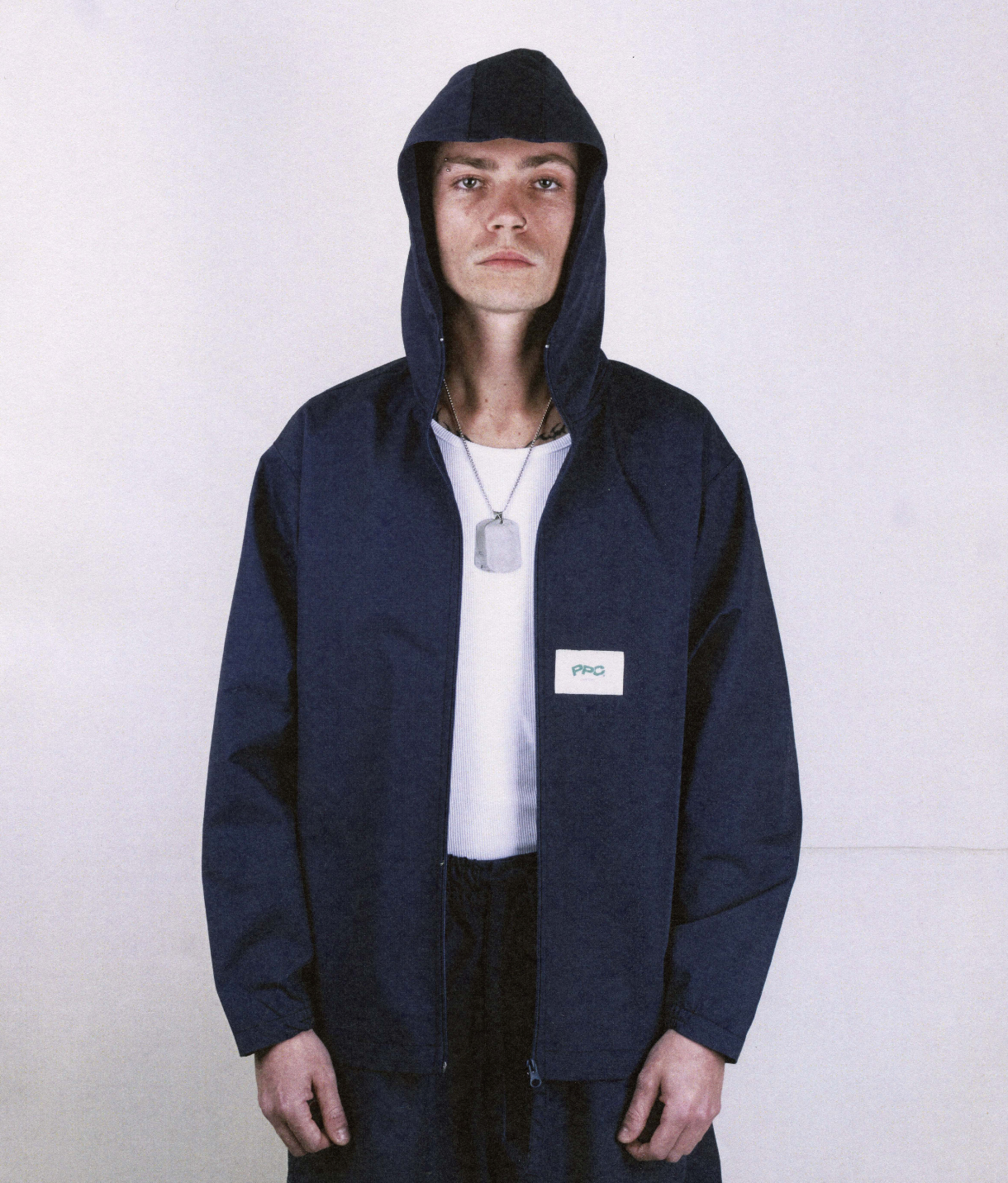 Potplantclub Shield Hooded Jacket - Navy