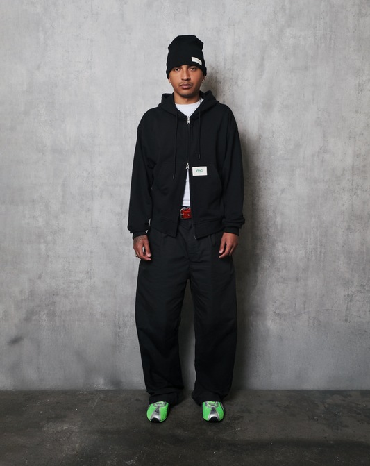 Potplantclub "PPCSTAPLES002" Zip-up Hoodie - Black