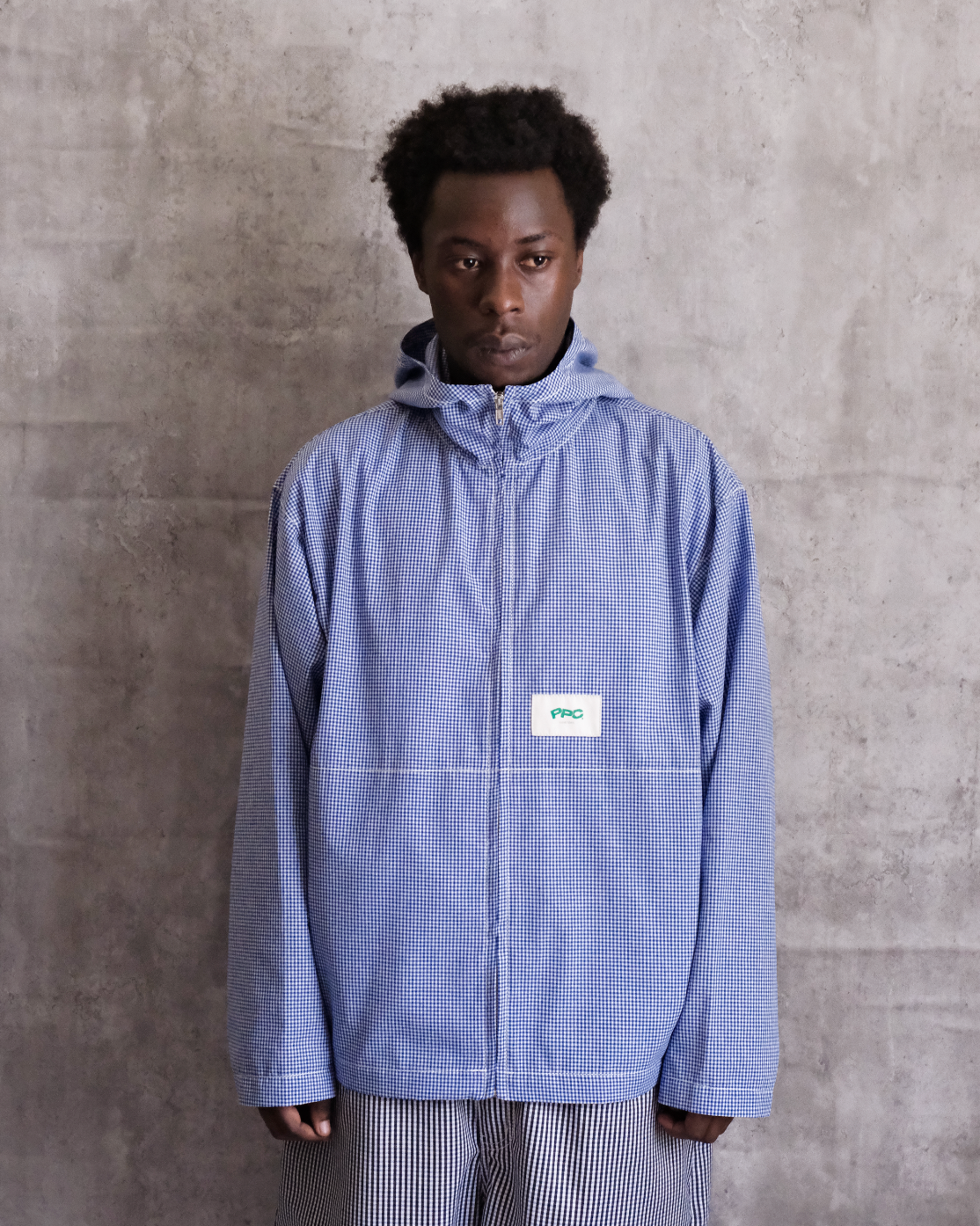 Potplantclub "Lightweight" Windbreaker - Checkered