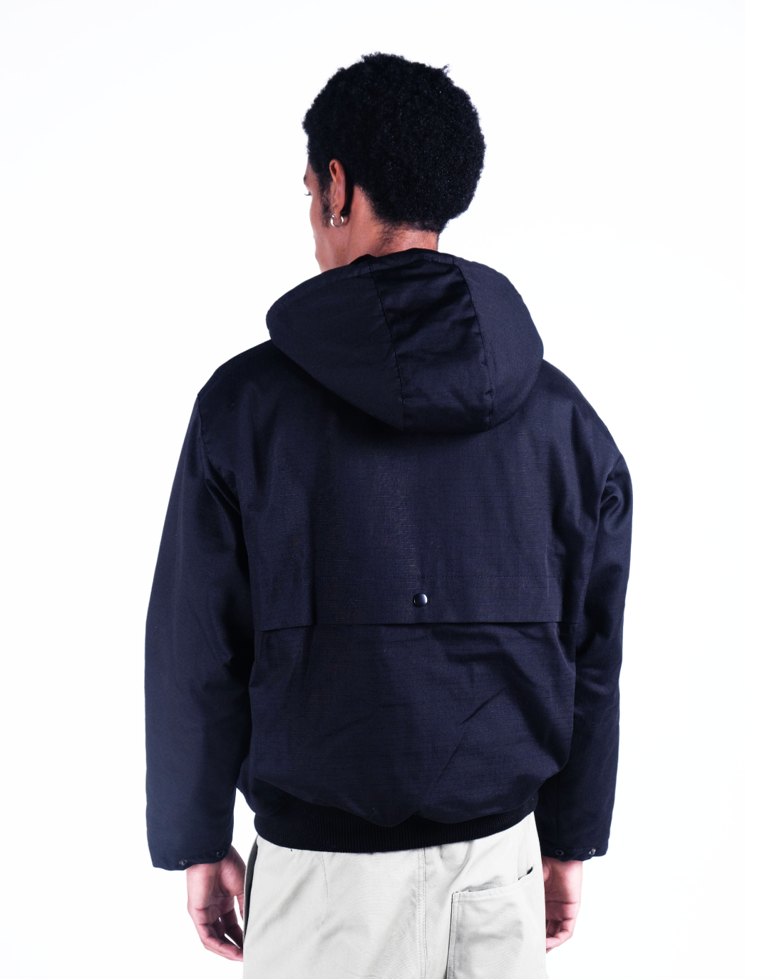 Potplantclub Hooded Bomber Jacket - Black AW26