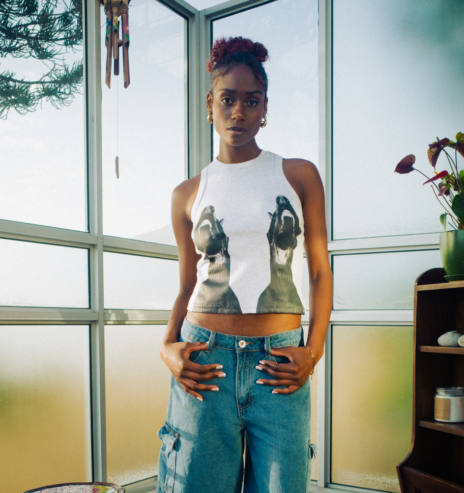 Backyard 2 Guard Dog Vest - Light Melange Grey