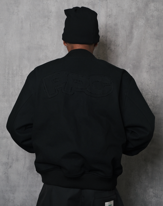 Potplantclub "Denim" Bomber Jacket - Charcoal