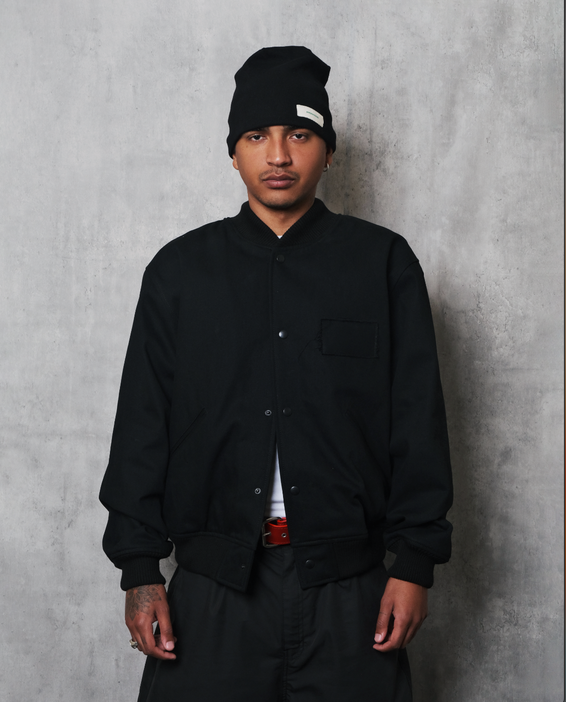 Potplantclub "Denim" Bomber Jacket - Charcoal