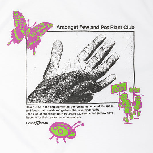 Amongst Few x PPC "All Are Welcome" T-shirt - White