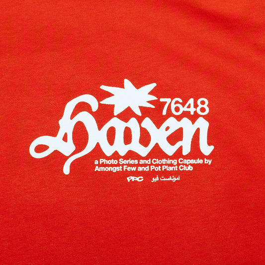 Amongst Few x PPC "Haven" T-shirt - Red