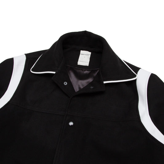 Yarns Varsity Jacket - Black/White