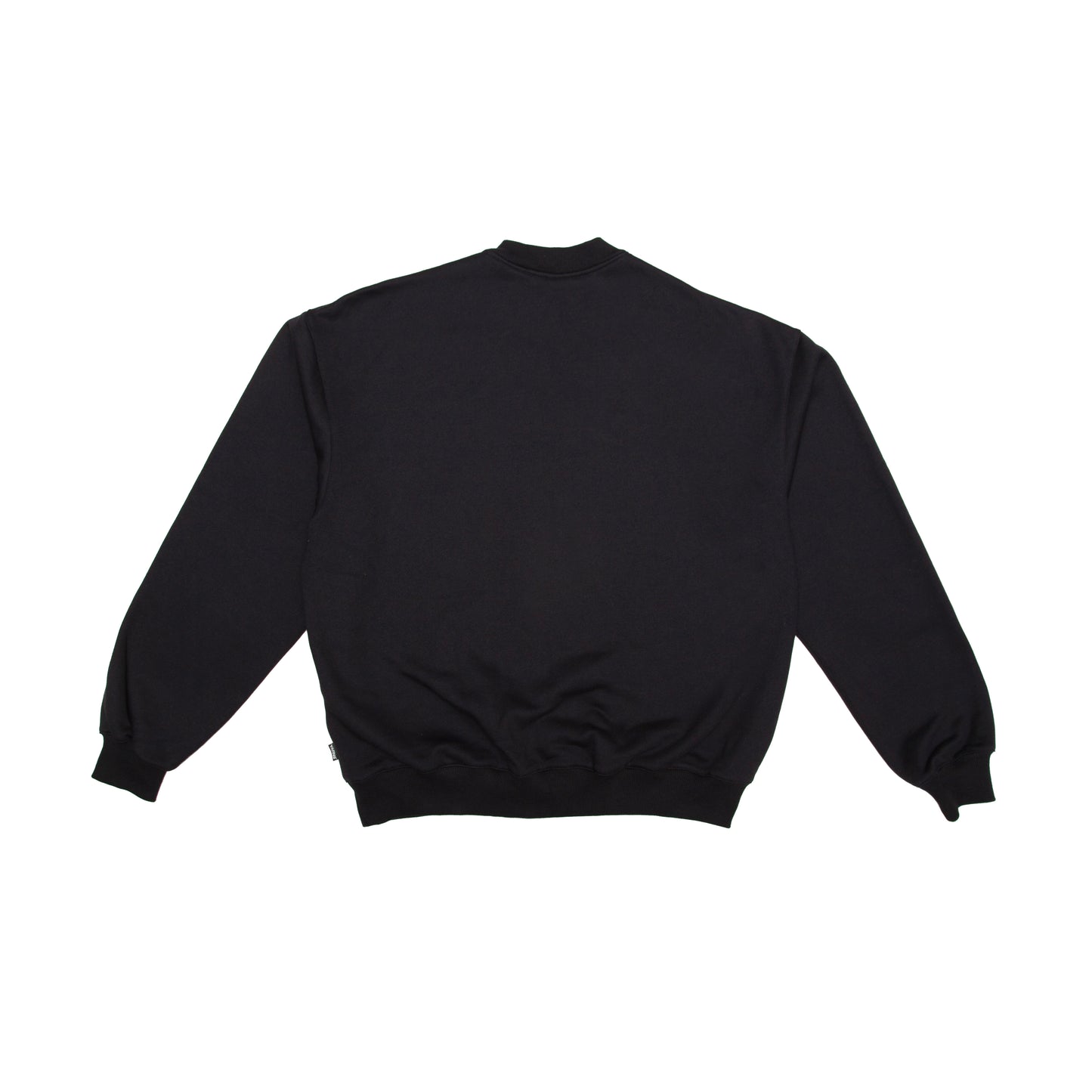 Yarns Crew Neck Sweat Top - Black